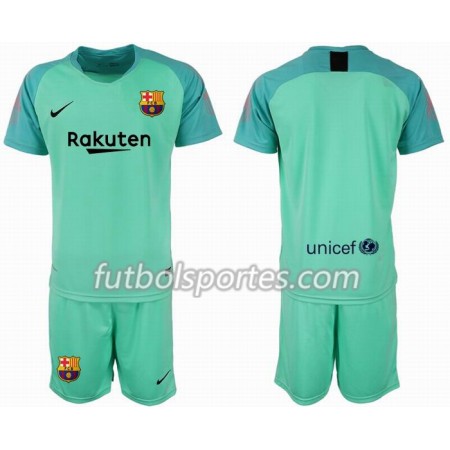 Camisetas FC Barcelona Portero Niño equipación 2018/2019